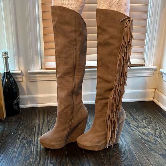 MADDEN SUEDE OTK BOOTS SZ 9 - Picture 3 of 8